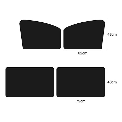 Pare-soleil magnétique pour voiture, rideaux de protection UV, housse de pare-soleil double face, protecteur de fenêtre automatique, accessoires de bricolage