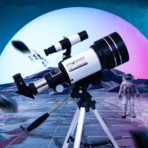 Télescope astronomique avec Finderscope Enfants Professionnel Lune Observation Haute Puissance HD Lunettes Extérieures